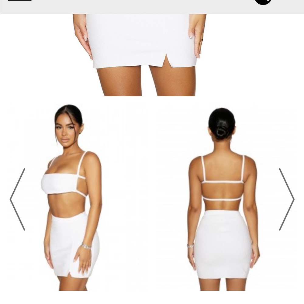 Naked Wardrobe Elegant White Ensemble